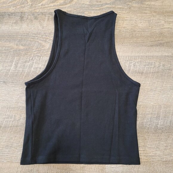 ZARA | High Neck Tank Top Cropped | Sz. S - Picture 4 of 4